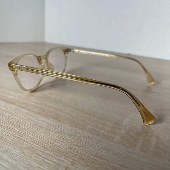 Oliver Peoples OV5325 1524 Sarver Eyeglasses Light Yellow Frames 49-20-145 - Picture 8 of 9